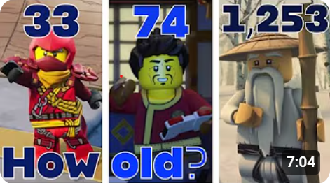 How OLD Are People In Ninjago?