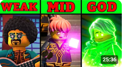 Ranking EVERY ELEMENTAL POWER In Ninjago!